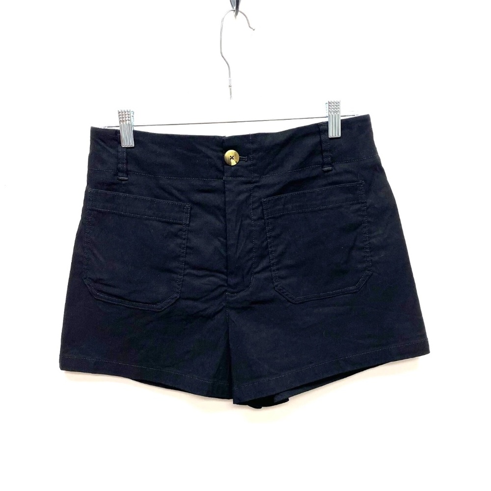 Maeve Anthropologie Colette Black Shorts